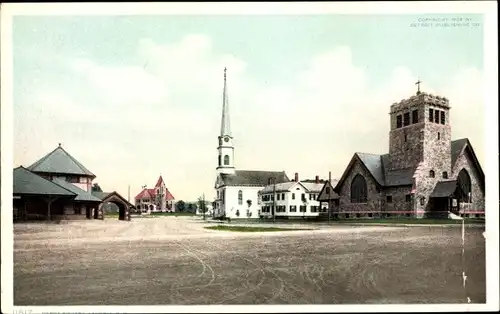 Ak New Hampshire USA, Alte Kirche