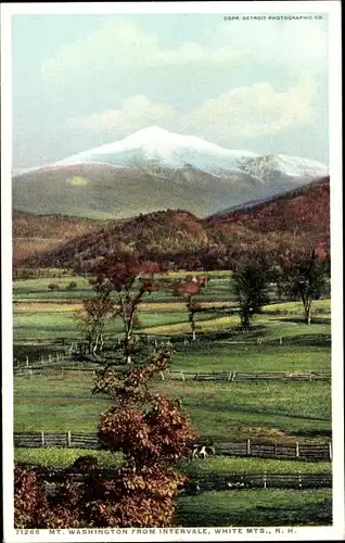 Ak Intervale New Hampshire USA, Mount Washington aus Intervale, White Mountains