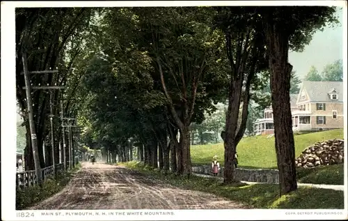 Ak Plymouth New Hampshire USA, White Mountains, Mainstreet