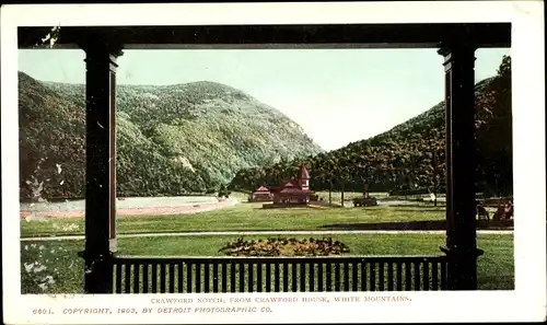 Ak White Mountains New Hampshire USA, Crawford Notch vom Crawford House