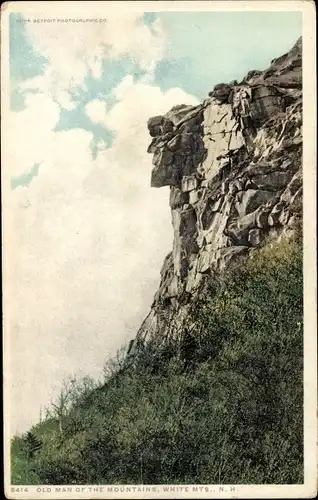 Ak New Hampshire, White Mountains, Old Man of the Mountains