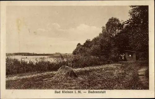 Ak Bad Kleinen in Mecklenburg, Badeanstalt