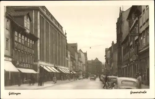 Ak Göttingen in Niedersachsen, Gronerstraße, Kaiser's