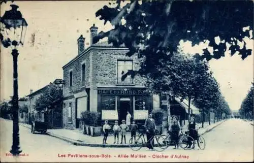 Ak Les Pavillons sous Bois Seine Saint Denis, Allee Mollien, Glockenturm von Aulnay