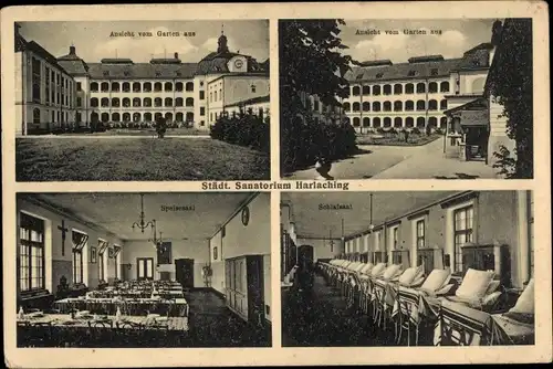 Ak Harlaching München, Städtisches Sanatorium, Innenansicht