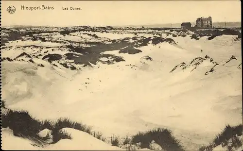 Ak Nieuport Bains Nieuport Westflandern, Les Dunes