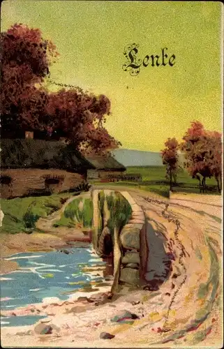 Künstler Ak Allegorie, Frühling, Landschaft