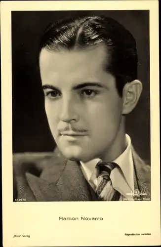 Ak Schauspieler Ramon Novarro, Portrait