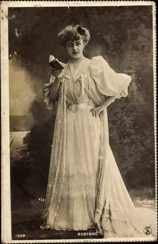 Ak Schauspielerin Gabrielle Robinne, Portrait, Reutlinger