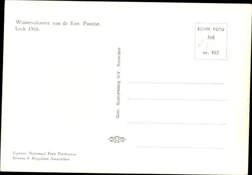 Ak Prinzessin Beatrix, Prinz Claus von Amsberg, Willem-Alexander 1968