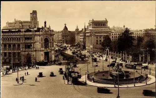 Ak Madrid Spanien, Calle de Alcala