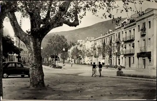 Ak Portbou Port Bou Katalonien, Rambla