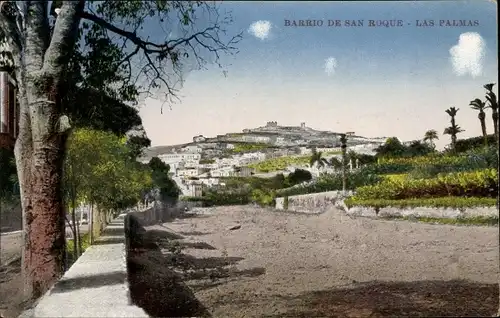 Ak Las Palmas de Gran Canaria Kanarische Inseln, Barrio de San Roque