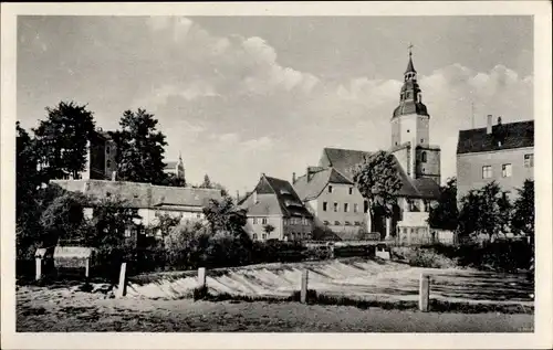 Ak Döbeln in Sachsen, Nikolaikirche, Schlossbergschule, Wehr