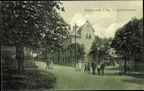 Ak Rabenstein Chemnitz in Sachsen, Schloss Brauerei