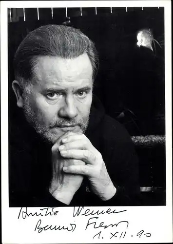 Foto Schauspieler Bernard Fresnay, Portrait, Autogramm