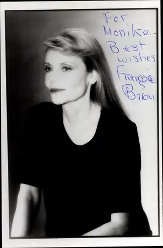 Foto Schauspielerin Françoise Brion, Portrait, Autogramm