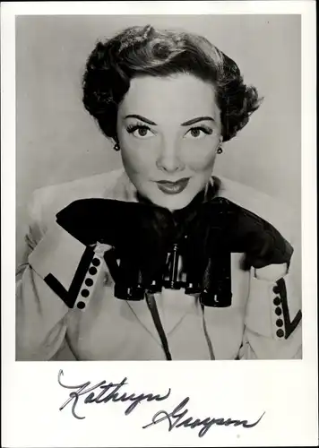 Foto Ak Schauspielerin Kathryn Grayson, Portrait, Autogramm