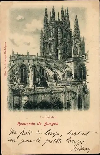 Ak Burgos Kastilien und León, La Catedral