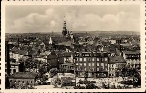 Ak Zwickau in Sachsen, Ortsansicht, Kirchturm