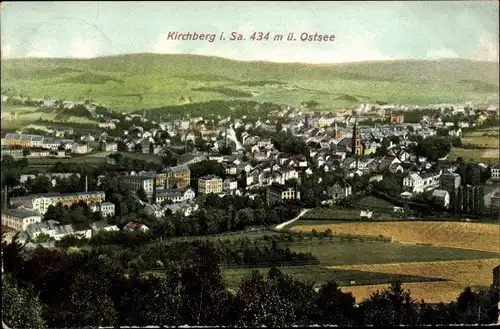 Ak Kirchberg in Sachsen, Panorama