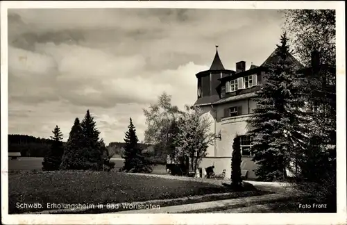 Ak Bad Wörishofen im Unterallgäu, Schwäbisches Erholungsheim