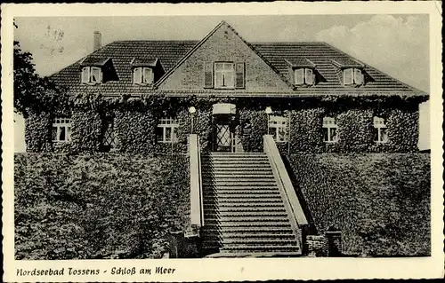 Ak Nordseebad Tossens Butjadingen, Hotel Schloss am Meer