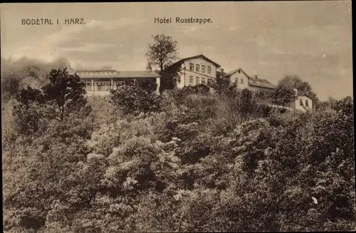 Ak Thale im Harz, Hotel Rosstrappe