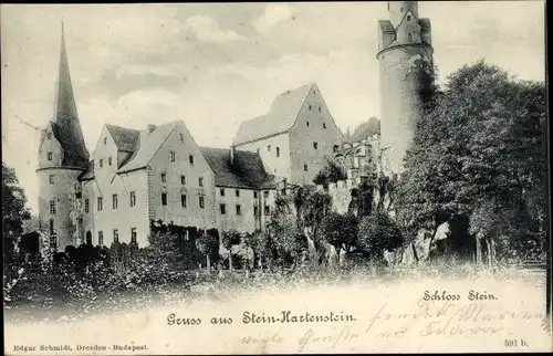 Ak Stein Hartenstein in Sachsen, Schloss Stein