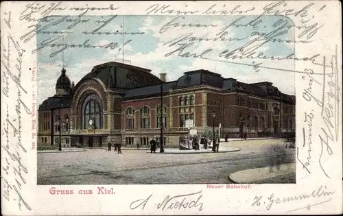 Ak Kiel, Neuer Bahnhof