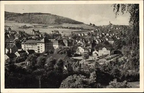 Ak Oberschlema Bad Schlema im Erzgebirge Sachsen, Gesamtansicht