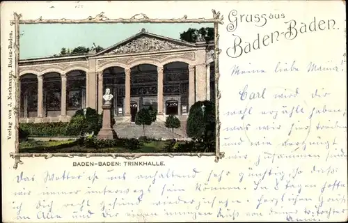 Ak Baden Baden am Schwarzwald, Trinkhalle