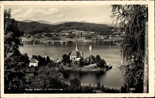 Ak Maria Wörth am Wörthersee Kärnten, Panorama