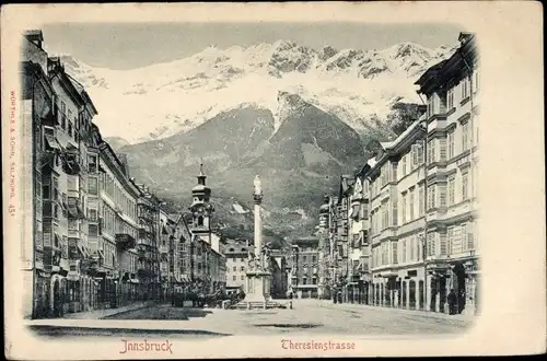 Ak Innsbruck in Tirol, Theresienstraße