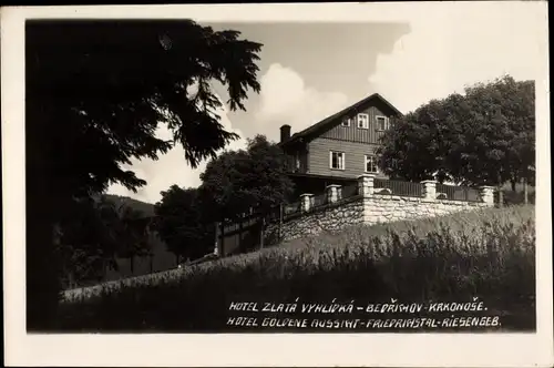 Ak Bedřichov Friedrichstal Spindleruv Mlýn Spindlermühle Riesengebirge Region Königgrätz, Hotel