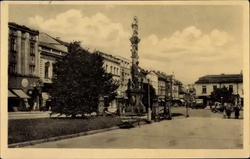 Ak Prostějov Proßnitz Region Olmütz, Masarykovo namesti