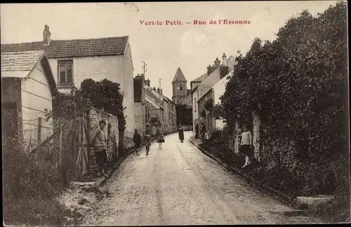 Ak Vert le Petit Essonne, Rue de l'Essonne