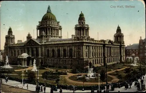 Ak Belfast Nordirland, Rathaus
