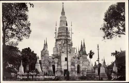 Ak Phnom Penh Kambodscha, Botum-Watdey-Pagode