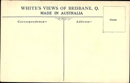 Künstler Ak Brisbane Australien, Botanische Gärten