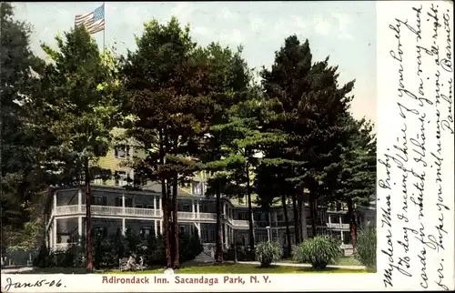 Ak New York USA, Adirondack Inn, Sacandaga Park