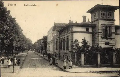 Ak Güstrow in Mecklenburg, Bleicherstraße