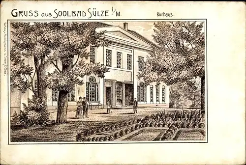 Litho Bad Sülze in Mecklenburg, Kurhaus
