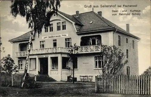 Ak Seilershof Gransee in Brandenburg, Gast- und Kurhaus Seeterrasse