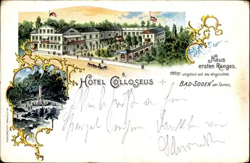 Litho Bad Soden am Taunus Hessen, Hotel Colloseus