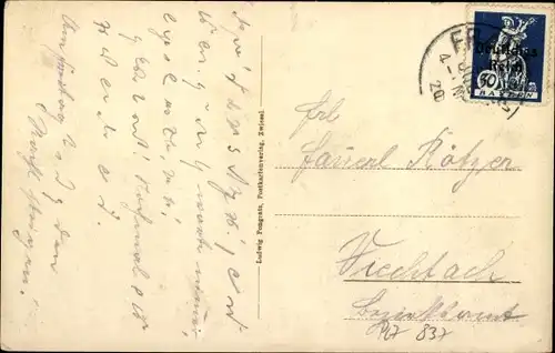 Ak Frauenau in Niederbayern, Schulhaus