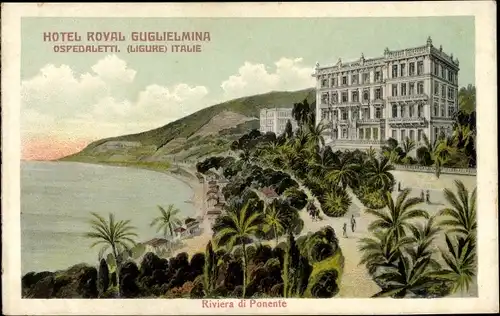 Ak Ospedaletti Liguria, Hotel Royal, Bes. J. Guglielmina