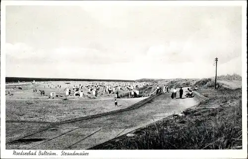 Ak Baltrum, Strandmauer