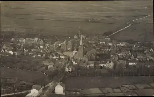 Foto Ak Trzebiatów Treptow an der Rega Westpommern, Panorama vom Ort