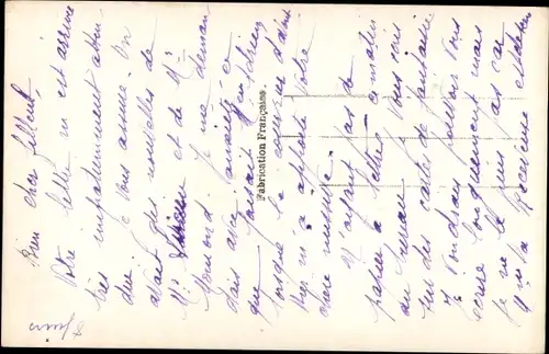 Ak Frau mit lila Hut, Portrait